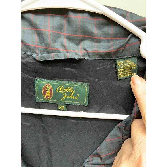 Bobby Jones Belfair Windbreaker Coat Jacket Half Zip with Pockets Size XL - Picture 3 of 8